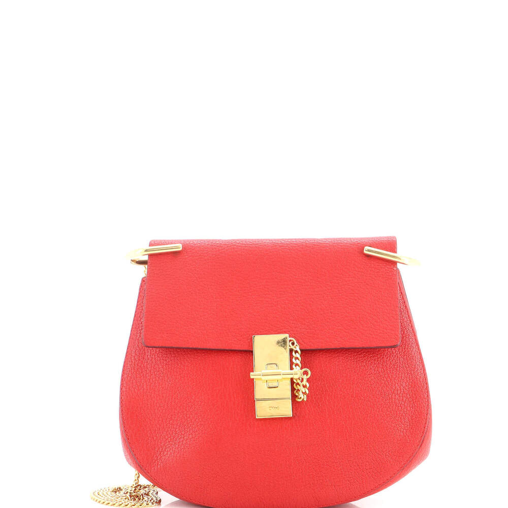 Chloe Small Drew Crossbody Bag Leather